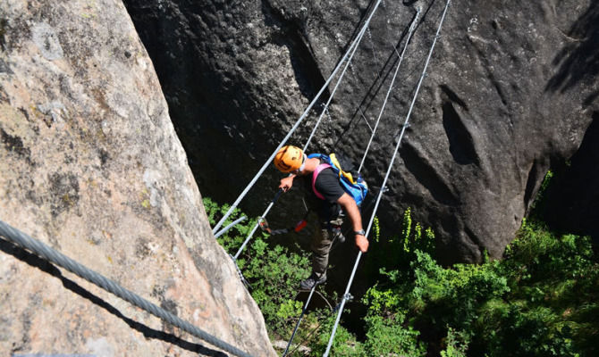 La Via Ferrata tra Castelmezzano e Pietrapertosa