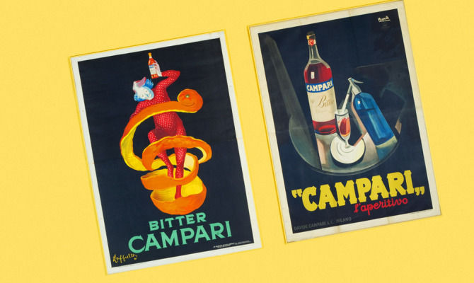 Locandine pubblicitarie Campari