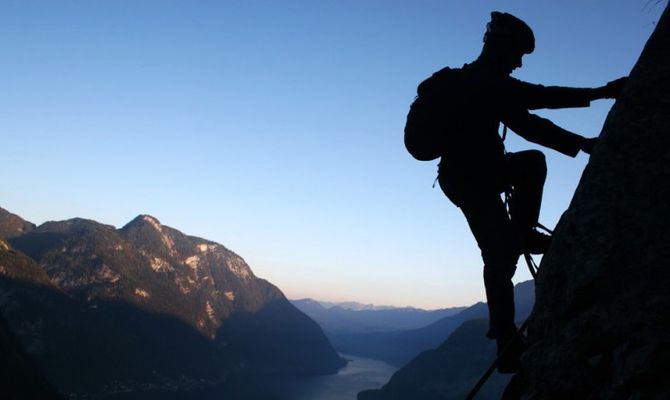 Rock climbing