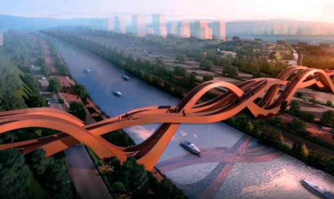 Undulating Bridge Cina