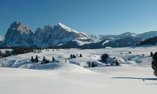 Altopiano dello Sciliar in inverno