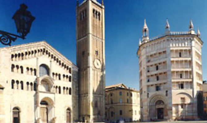 Piazza Duomo a Parma