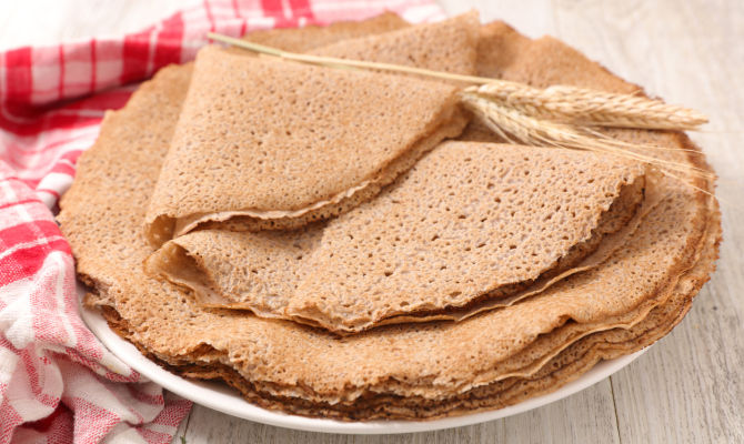 omelette crepe grano saraceno