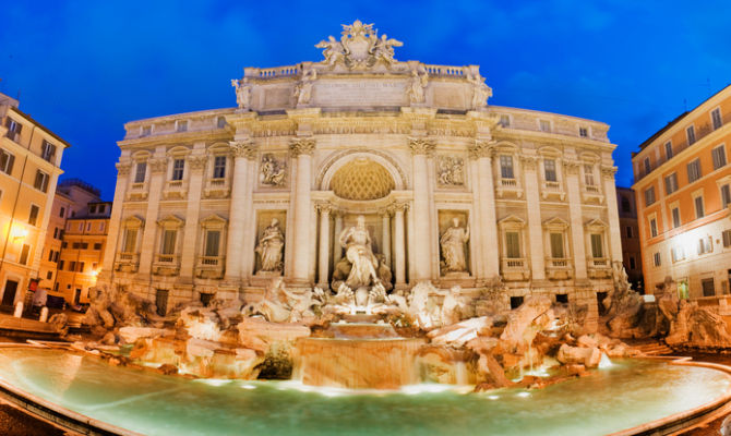 Roma, la Fontana di Trevi