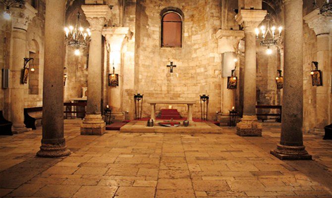 Trani, interno della Chiesa dei Templari