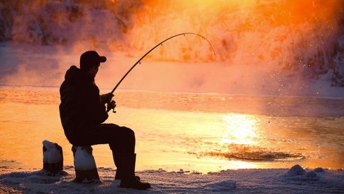 Pesca nel ghiaccio