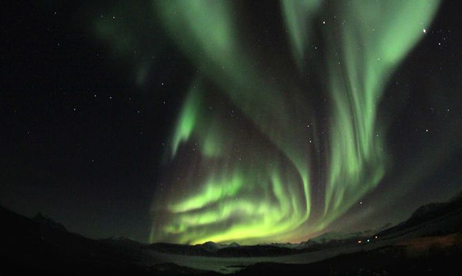 Isole Lofoten Aurore Boreale<br>