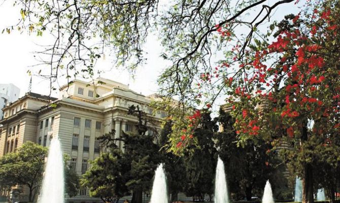 Praça da Liberdade, Belo Horizonte. Brasile