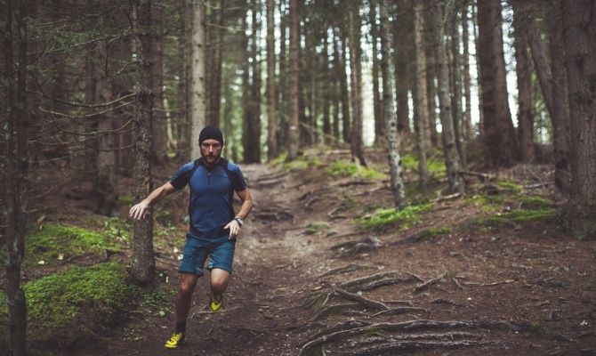 Runner in azione