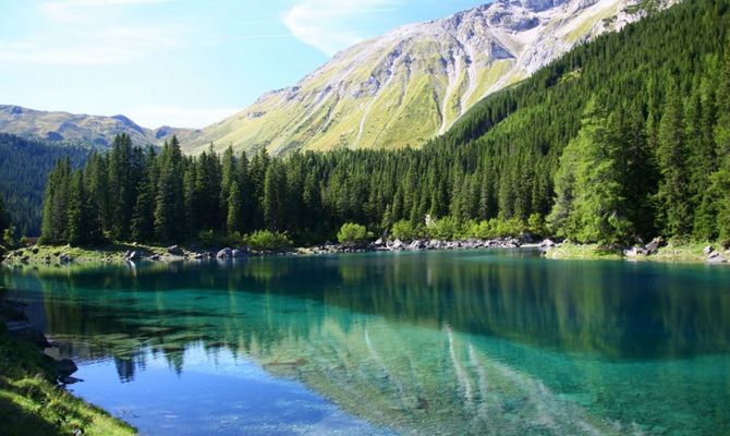 Lago in estate, Austria