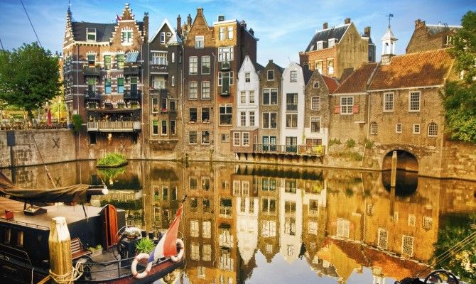 quartiere di Delfshaven a Rotterdam