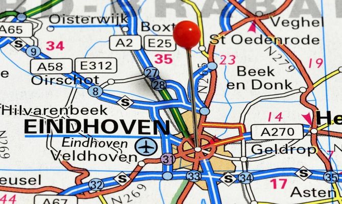 Eindhoven Olanda mappa