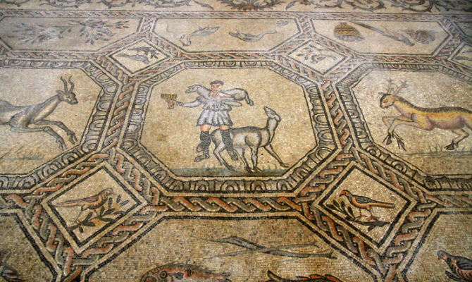 Mosaico Basilica Aquileia<br>