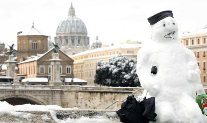 Neve a Roma