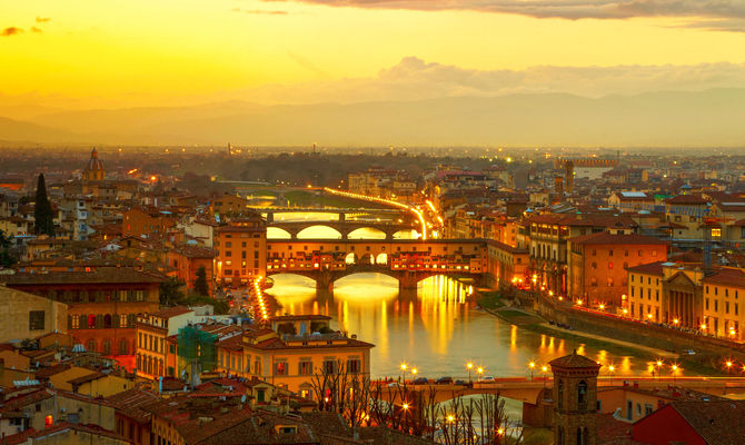 Firenze al tramonto