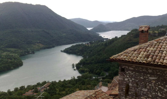 paganico sabino rieti lago di turano