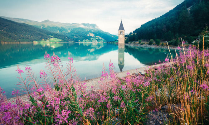 Lago di Resia, Val Venosta