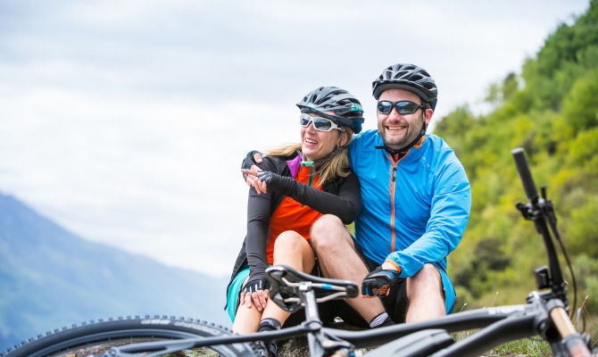 In sella alla e-bike