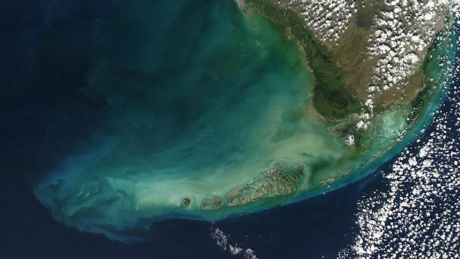 Florida Keys dal satellite