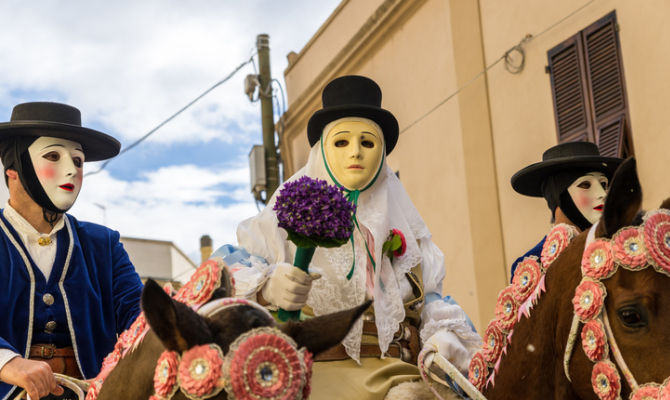maschere tradizionali Sardegna