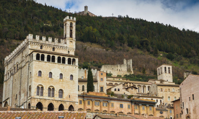 Veduta di Gubbio