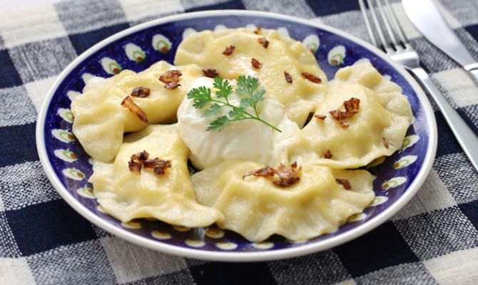 ravioli ripieni tipici della Polonia