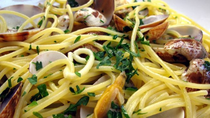 Spaghetti con le vongole