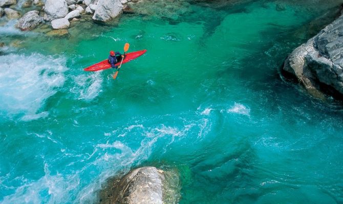 Rafting sull'Isonzo