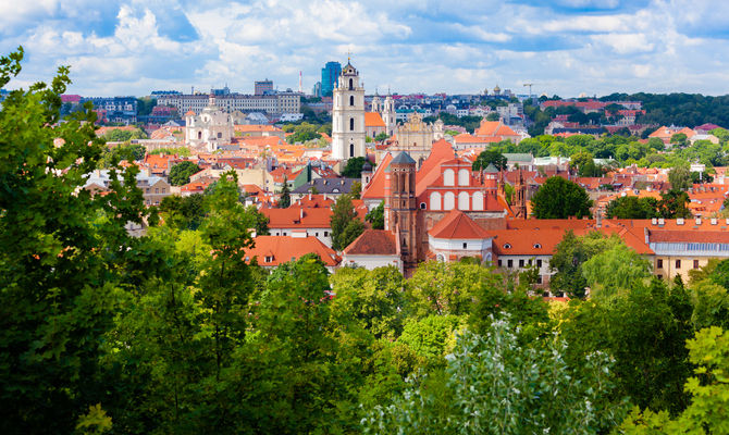Panorama di Vilnius