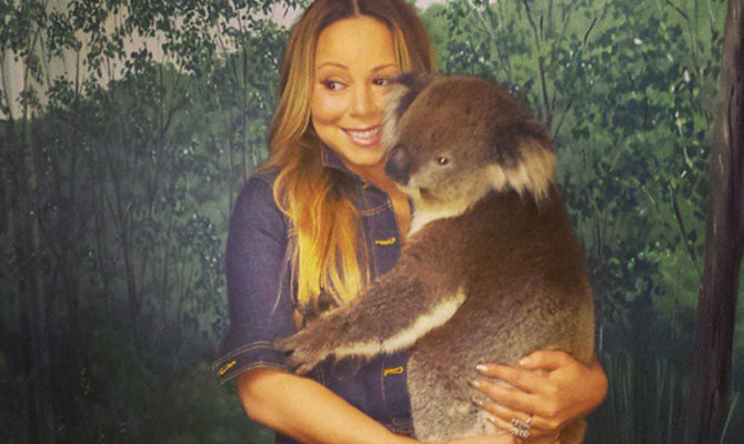 Mariah Carey in Australia<br>