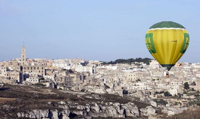 Mongolfiere, Matera