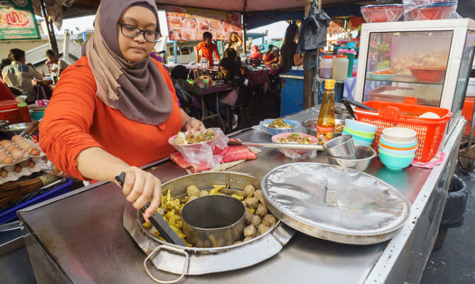 venditori ambulanti di bakso, Indonesia