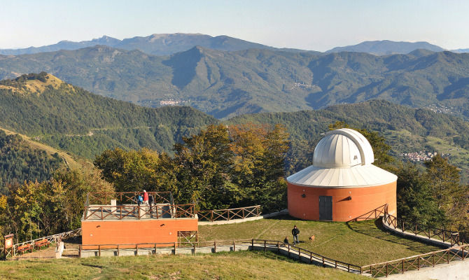 monte antola osservatorio telescopio<br>