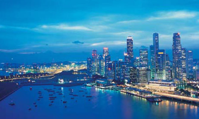 Singapore skyline