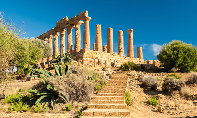 Il Tempio di Giunone nella Valle dei templi di Agrigento | Foto: Roberto Lo Savio