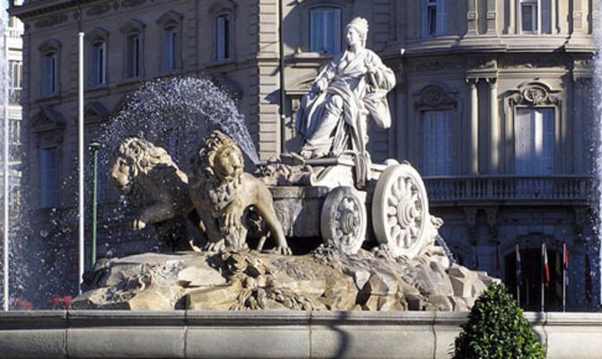 Madrid, fontana di Cibele