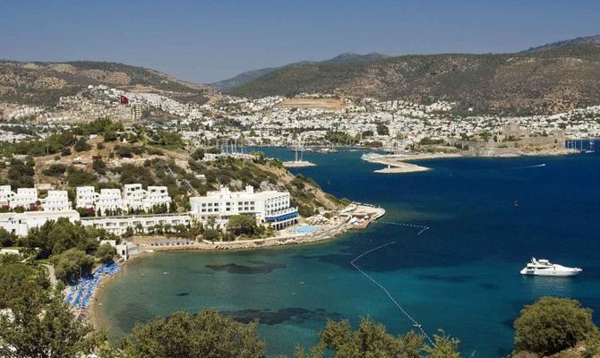 Bodrum Baia di Bardakci e ingresso al porto