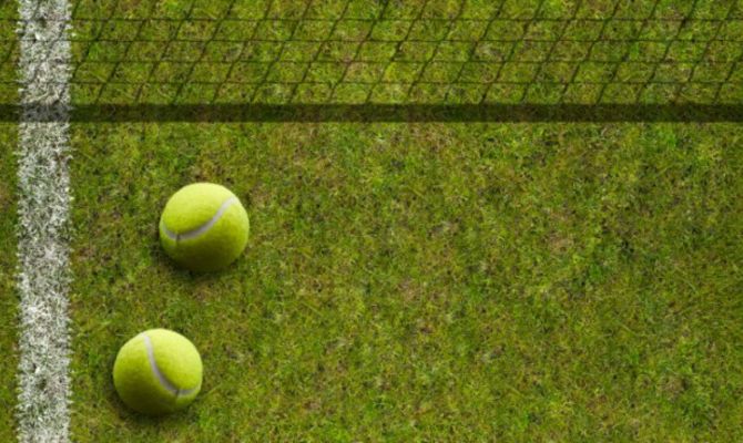Campo da tennis in erba