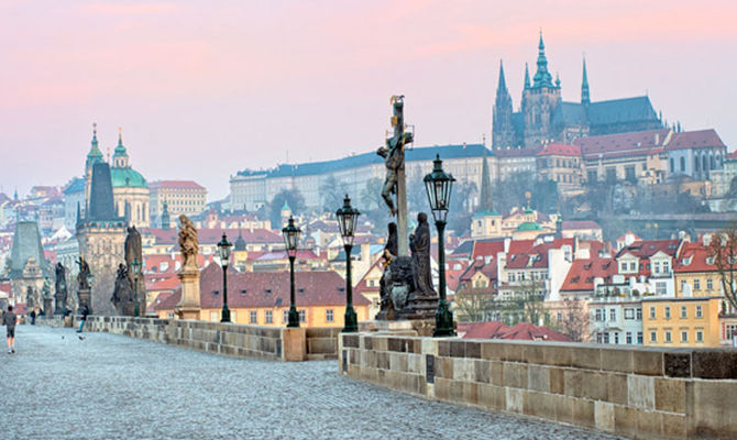Vista su Praga