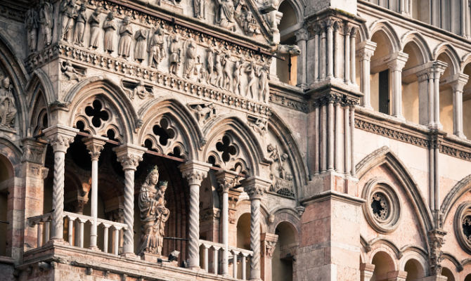 Cattedrale di Ferrara, dettaglio