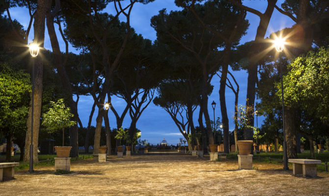 Roma scorcio del Giardino degli Aranci