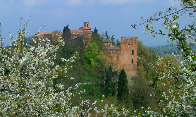 parco abbazia monteveglio castello fiori piante primavera 