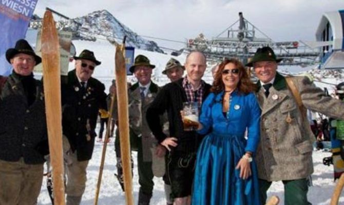 Oktoberfest sul ghiacciaio dello Stubai