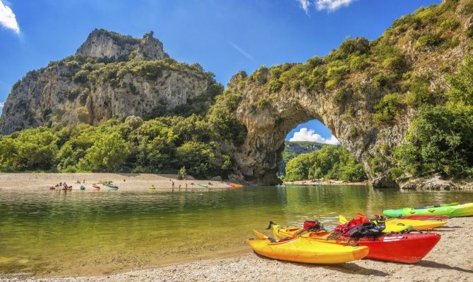 Kayak in Ardeche