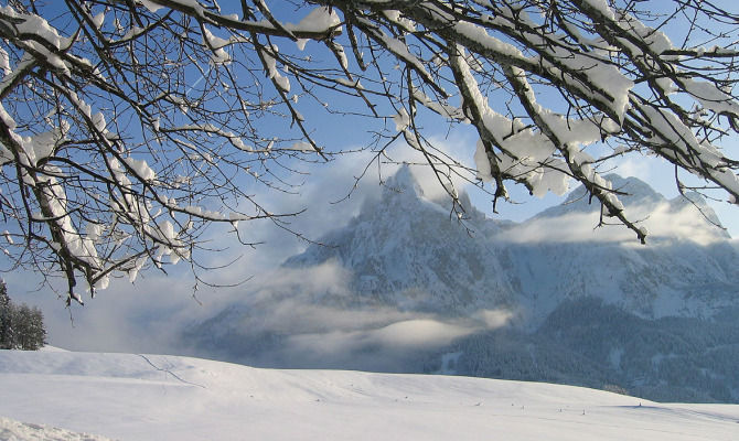 Alpe di Siusi, Trentino, ghiaccio, montagna