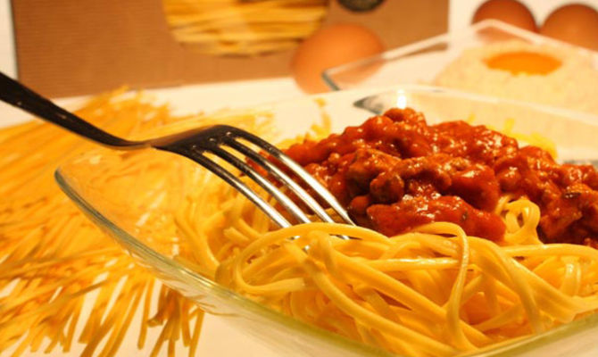 Tajarin al sugo