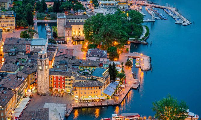 Panorama di Riva del Garda