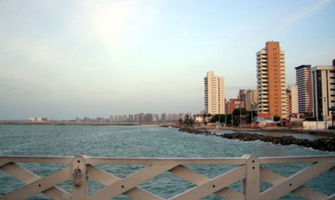 Fortaleza grattacieli sulla spiaggia