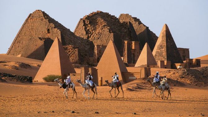 Piramidi in Sudan