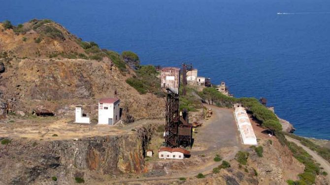 Isola d&amp;#39;Elba Calamita miniere Ginevro
